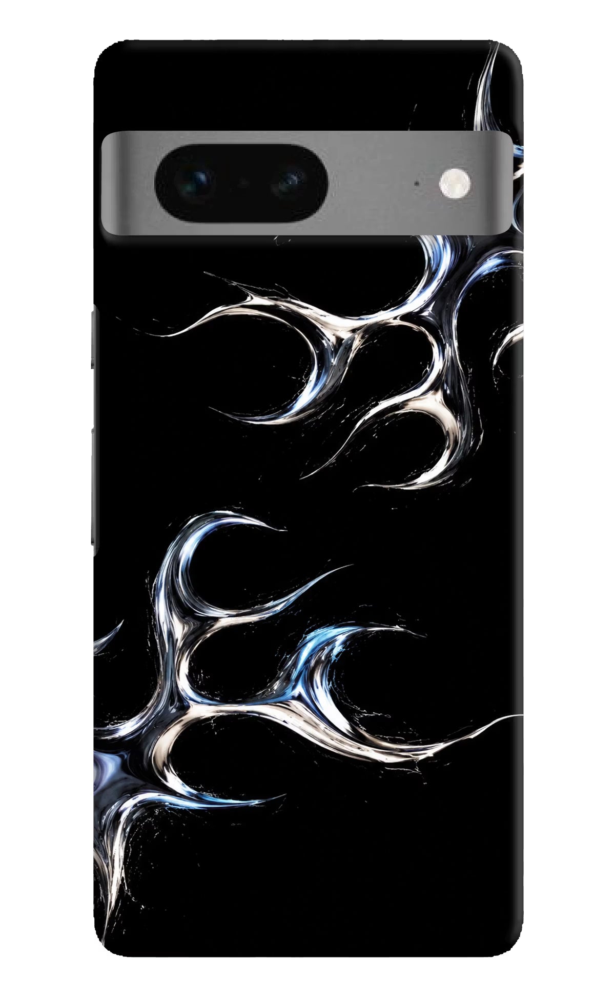 Chrome Tribal Google Pixel 7 Hard Case Back Cover by Casekaro