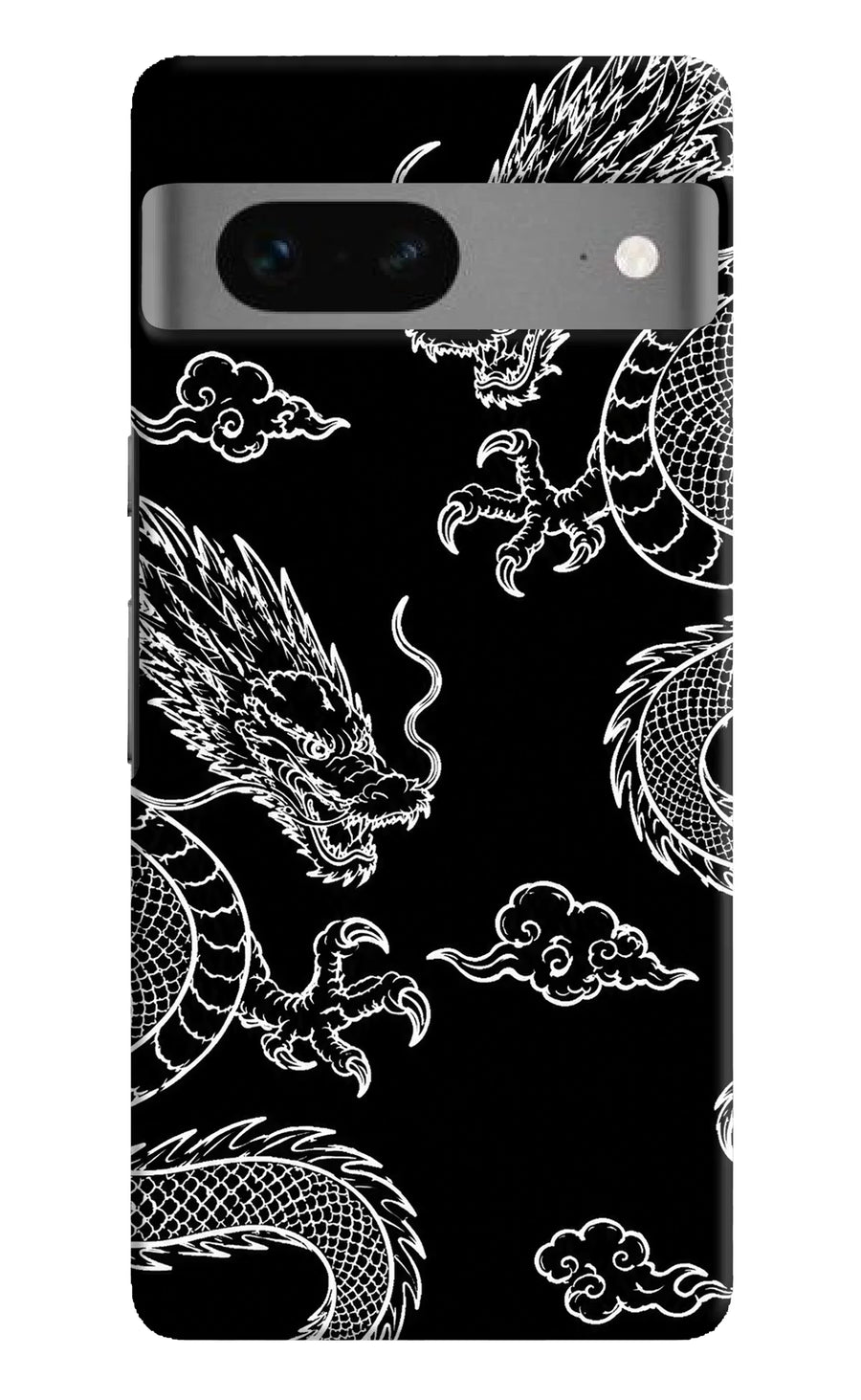 Twin Dragons Google Pixel 7 Back Cover, Hard case