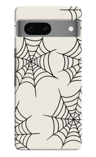 Spider Web Google Pixel 7 Hard Case Back Cover by Casekaro