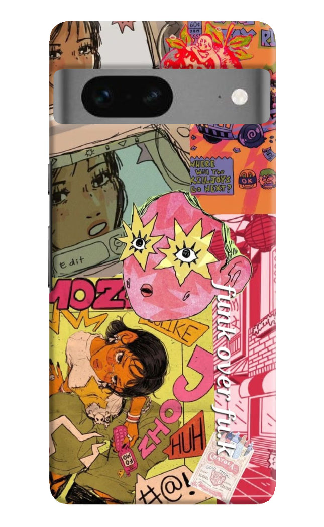 Funkover Google Pixel 7 Hard Case Back Cover by Casekaro