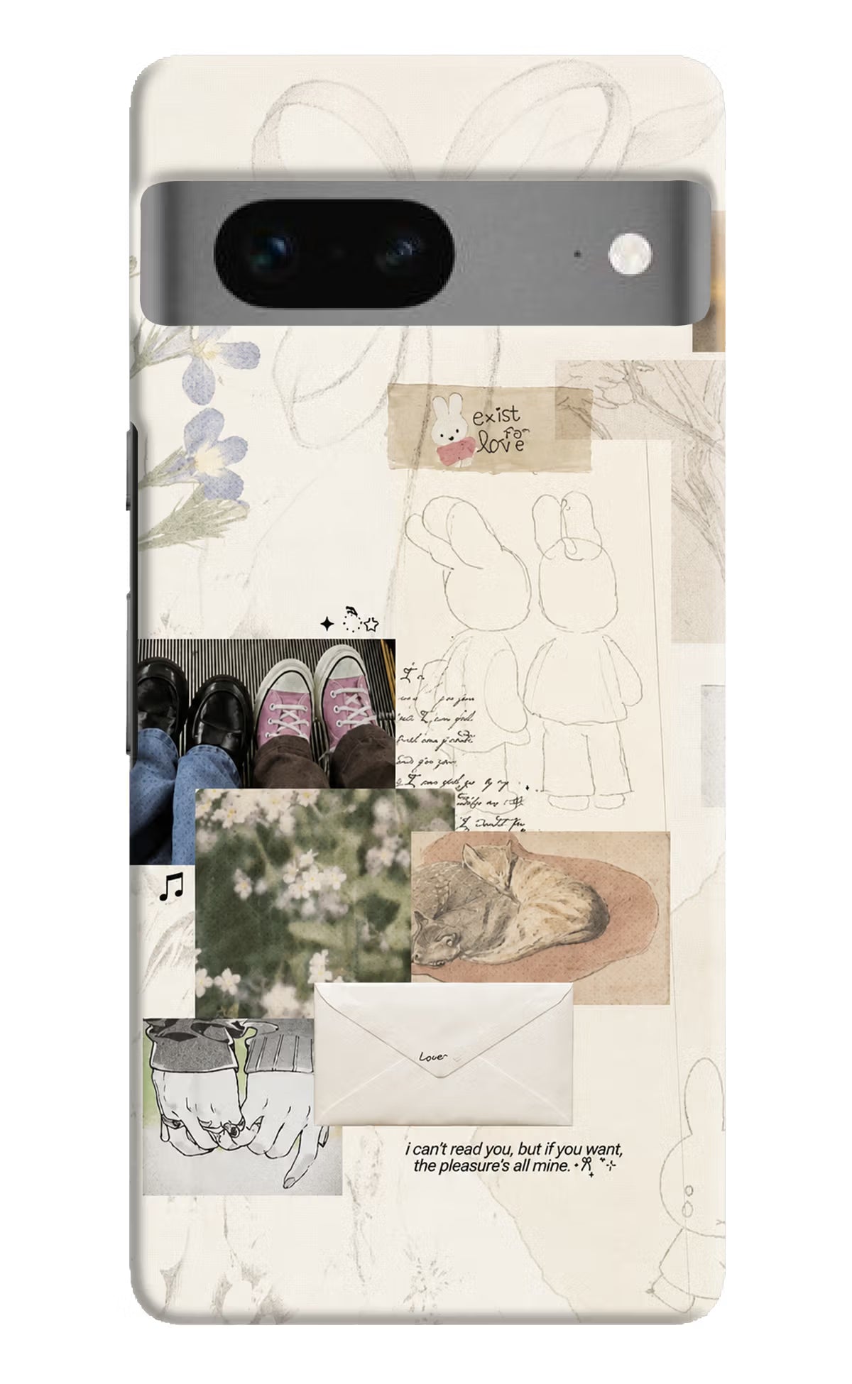 Soft Aesthetic Google Pixel 7 Back Cover