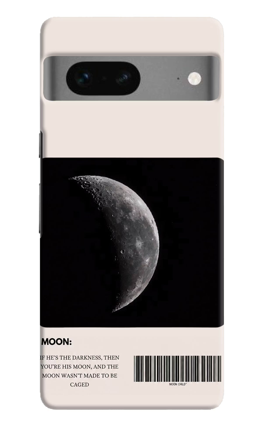 Moon Phase Google Pixel 7 Back Cover, Hard case
