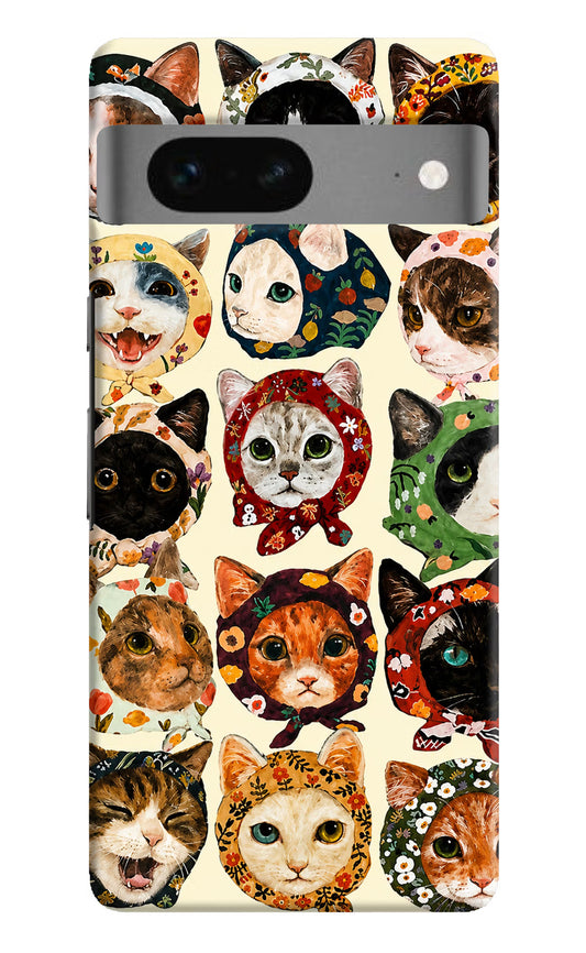 Cool Cat Google Pixel 7 Hard Case Back Cover by Casekaro