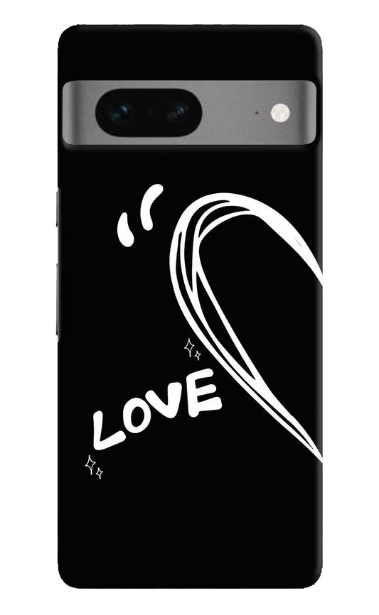 Love Line Google Pixel 7 Hard Case Back Cover by Casekaro