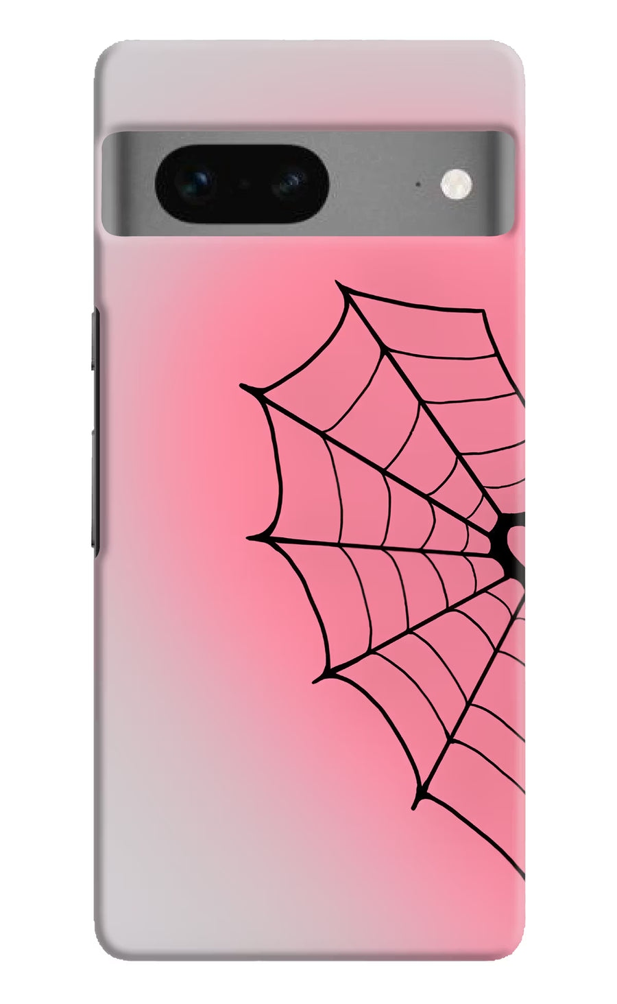 Pink Web Google Pixel 7 Back Cover, Hard case