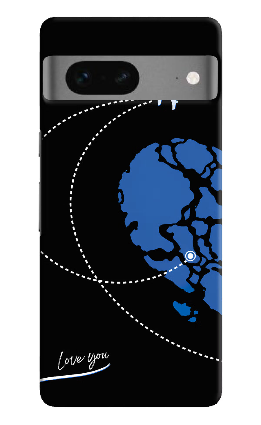 Love Orbit Google Pixel 7 Back Cover, Hard case