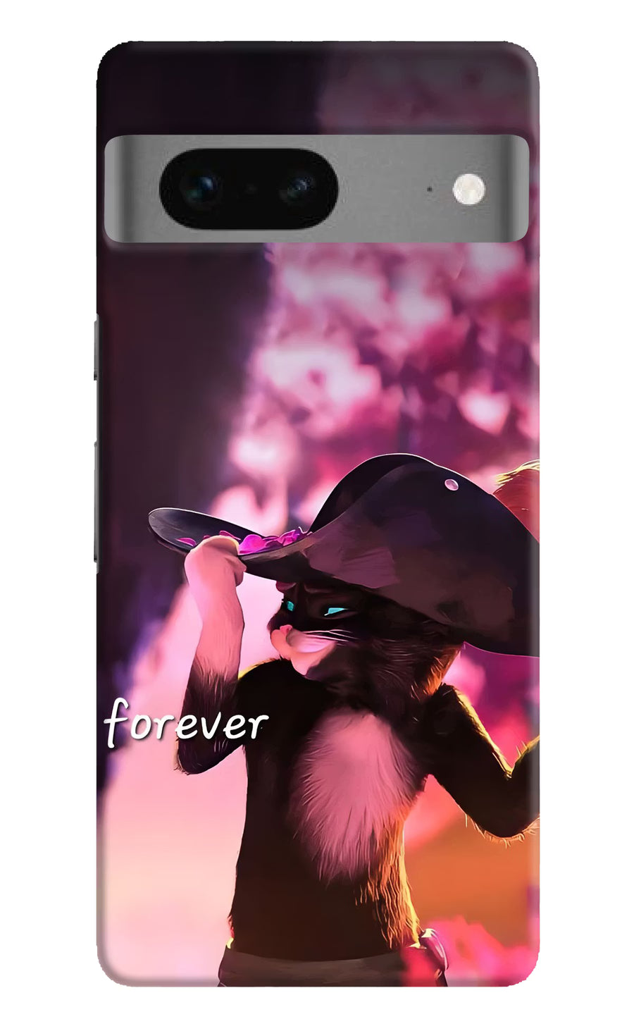 Forever Cat Google Pixel 7 Back Cover, Hard case