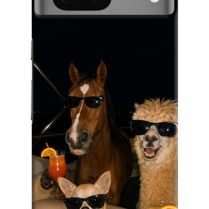 Party Squad Google Pixel 7 Hard Case Back Cover by Casekaro