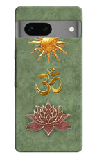 Om & Lotus Google Pixel 7 Back Cover