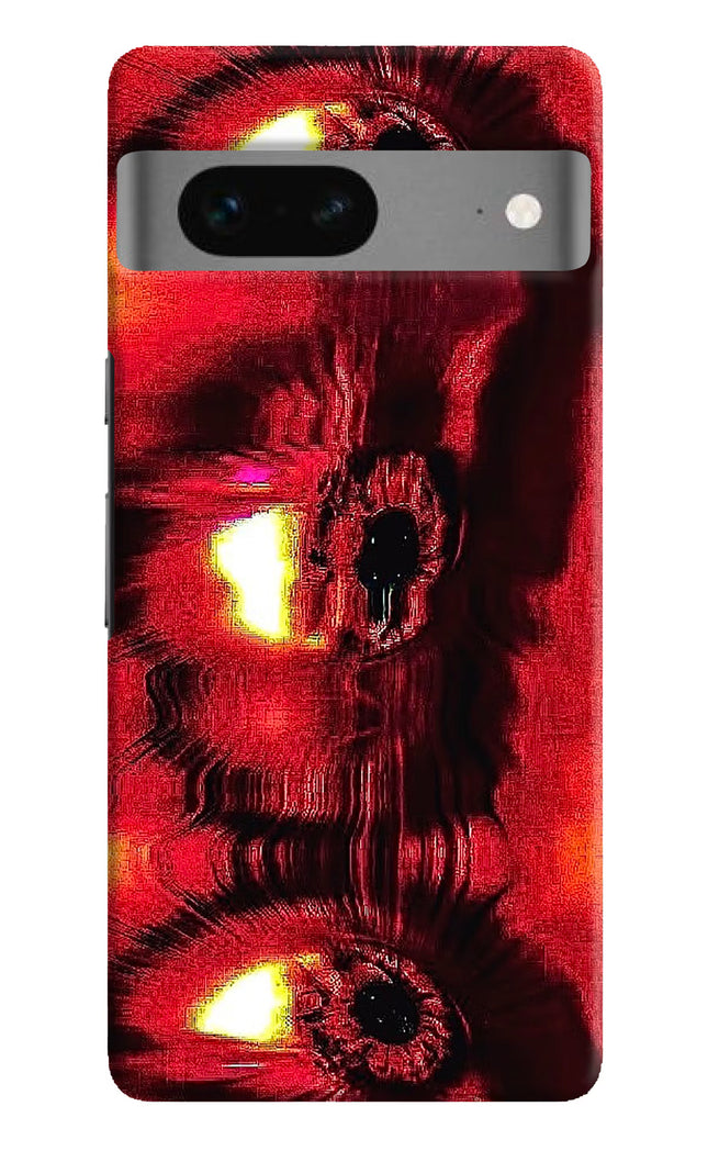 Fire Eye Google Pixel 7 Hard Case Back Cover by Casekaro