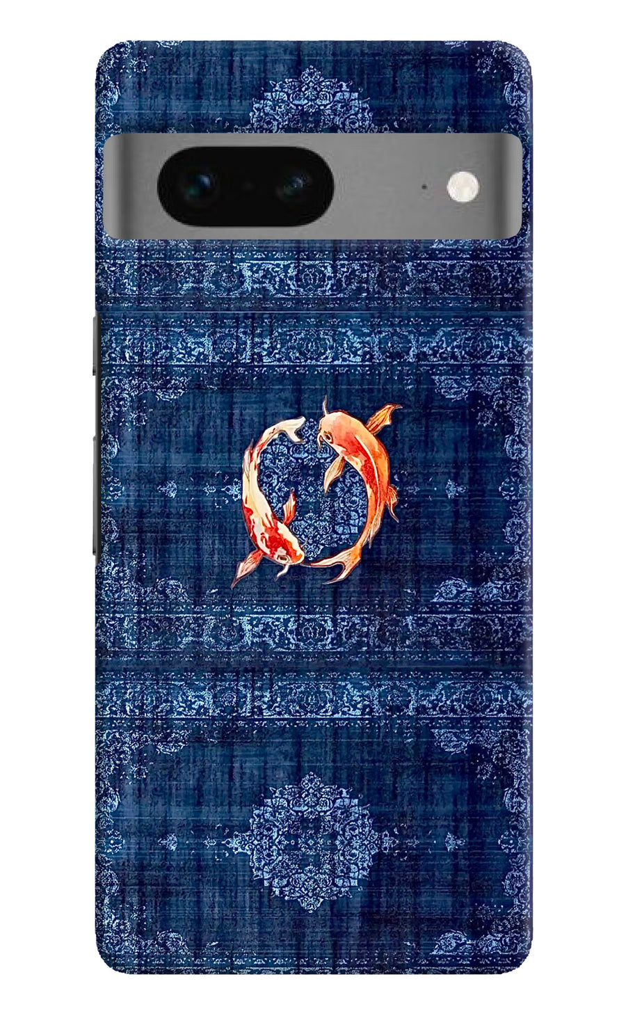 Koi Blue Google Pixel 7 Back Cover, Hard case