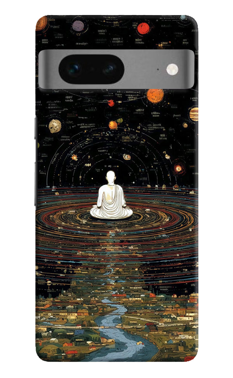 Space Monk Google Pixel 7 Back Cover, Hard case