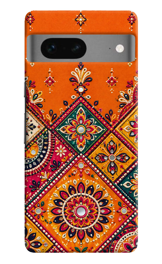 Kutch Glow Google Pixel 7 Hard Case Back Cover by Casekaro