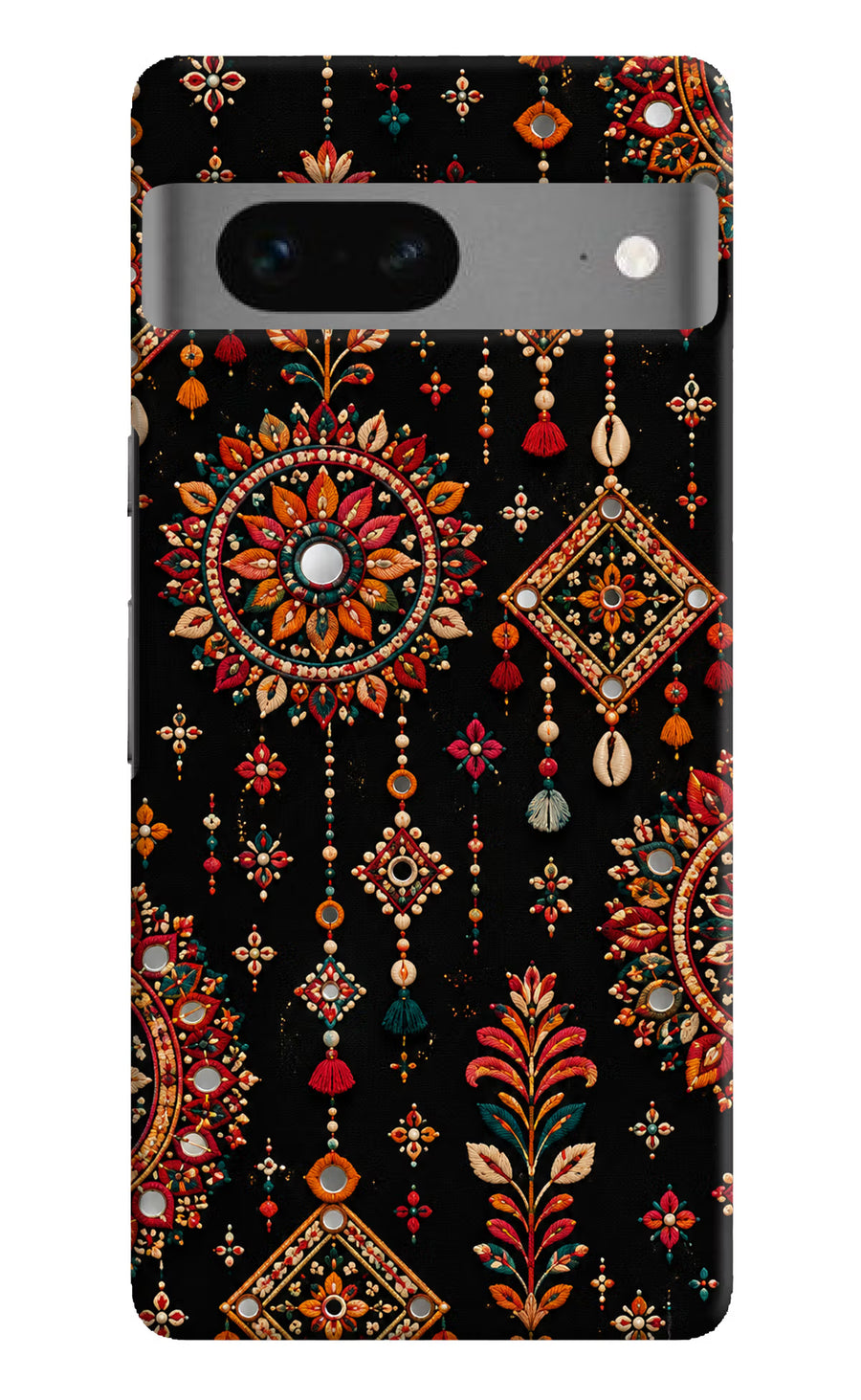Boho Noir Google Pixel 7 Back Cover, Hard case