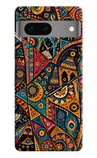 Folk Print Google Pixel 7 Back Cover