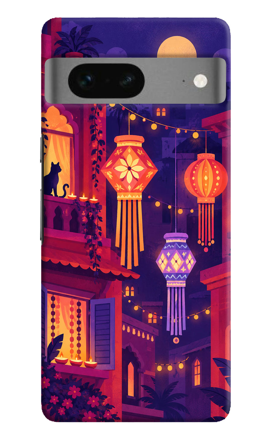 Lantern Lane Google Pixel 7 Back Cover, Hard case
