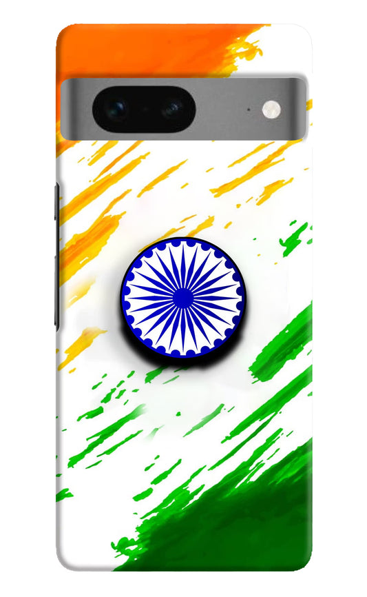Indian Flag Ashoka Chakra Google Pixel 7 Pop Case by Casekaro