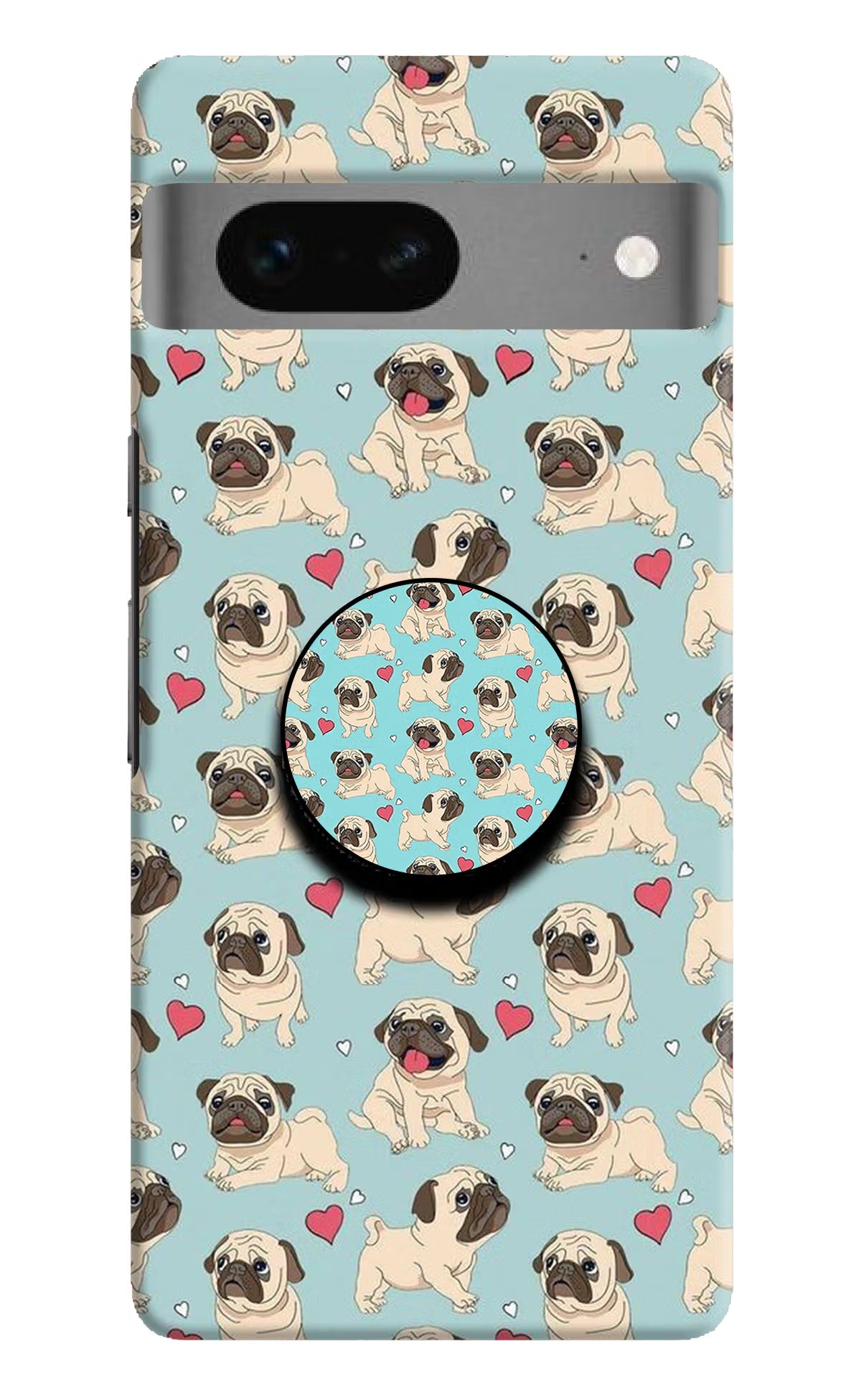 Pug Dog Google Pixel 7 Pop Case by Casekaro