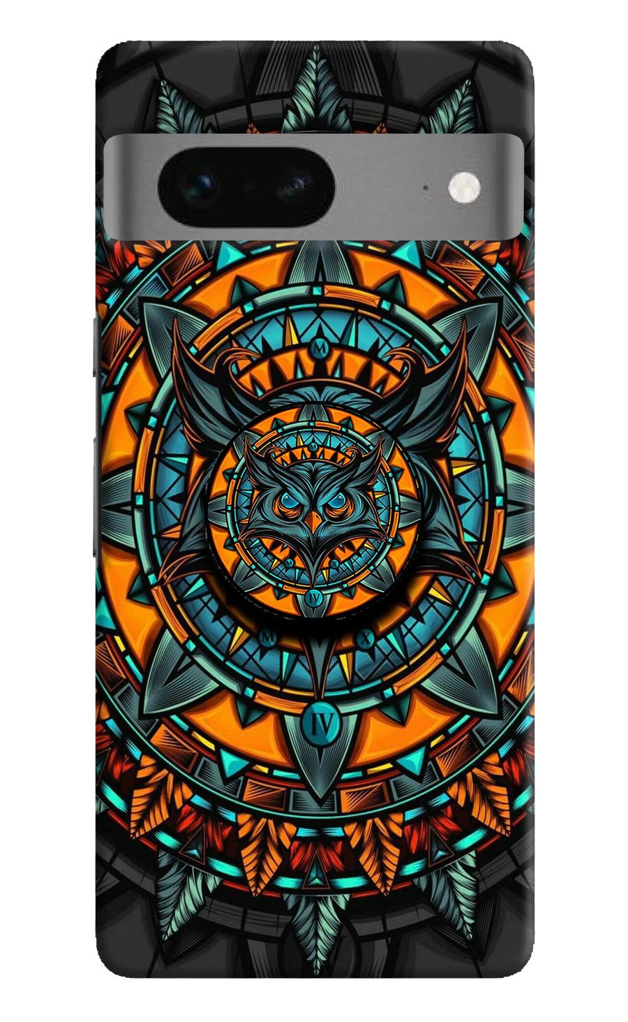 Angry Owl Google Pixel 7 Pop Case, Hard case