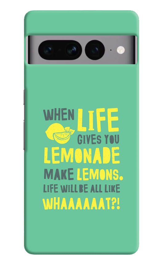 Quote Google Pixel 7 Pro Hard Case Back Cover by Casekaro