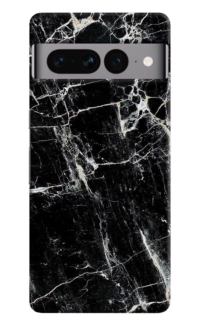 Black Marble Texture Google Pixel 7 Pro Hard Case Back Cover by Casekaro