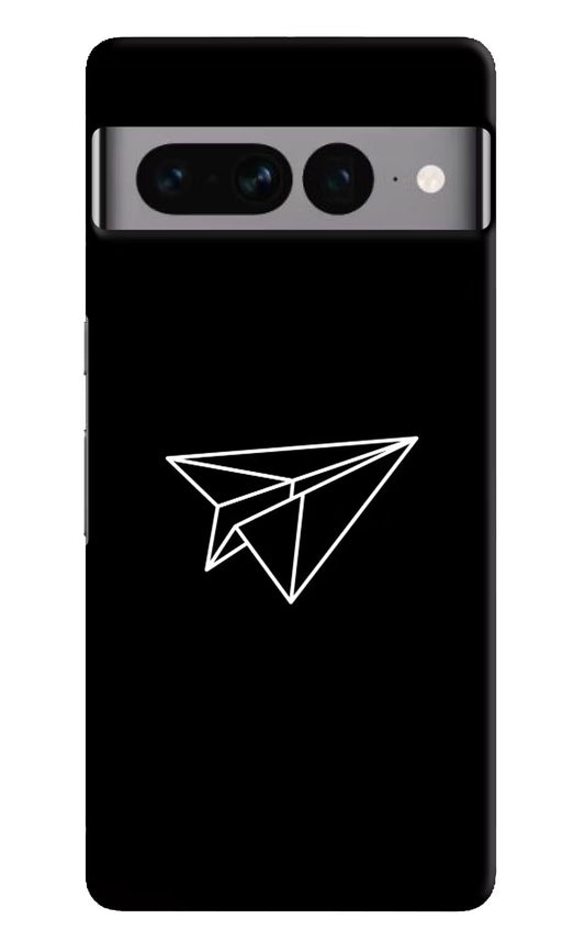 Paper Plane White Google Pixel 7 Pro Hard Case Back Cover by Casekaro