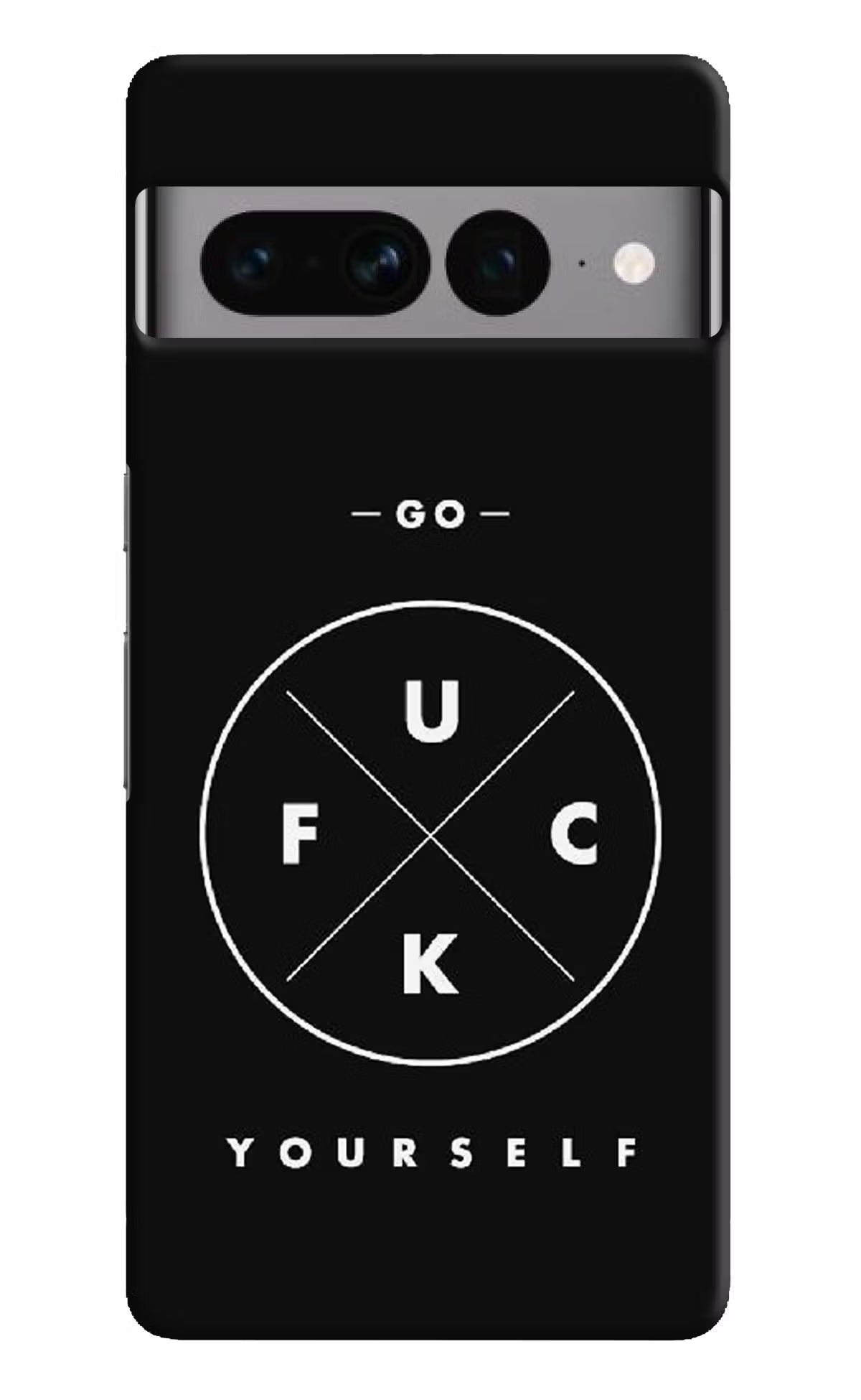 Go Fuck Yourself Google Pixel 7 Pro Hard Case Back Cover by Casekaro