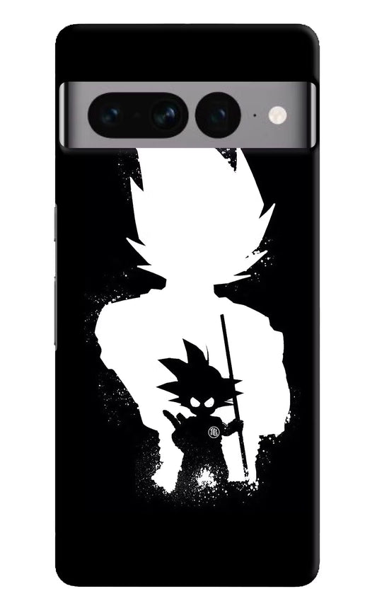 Goku Shadow Google Pixel 7 Pro Hard Case Back Cover by Casekaro
