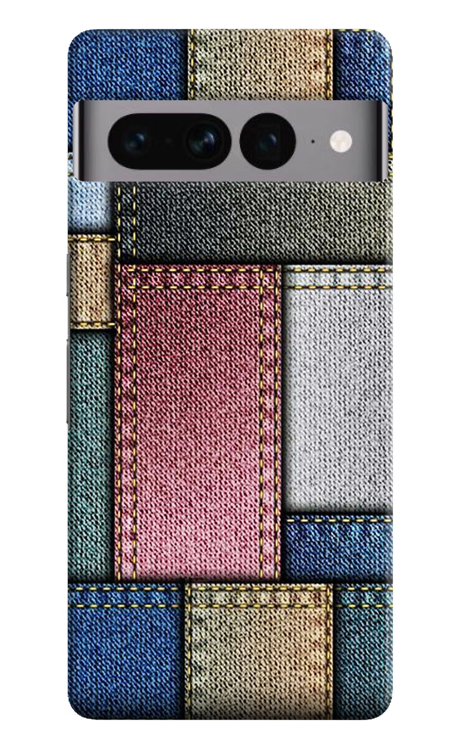 Multicolor Jeans Google Pixel 7 Pro Back Cover, Hard case