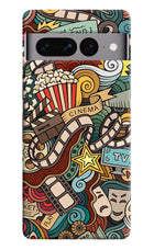 Cinema Abstract Google Pixel 7 Pro Hard Case Back Cover by Casekaro