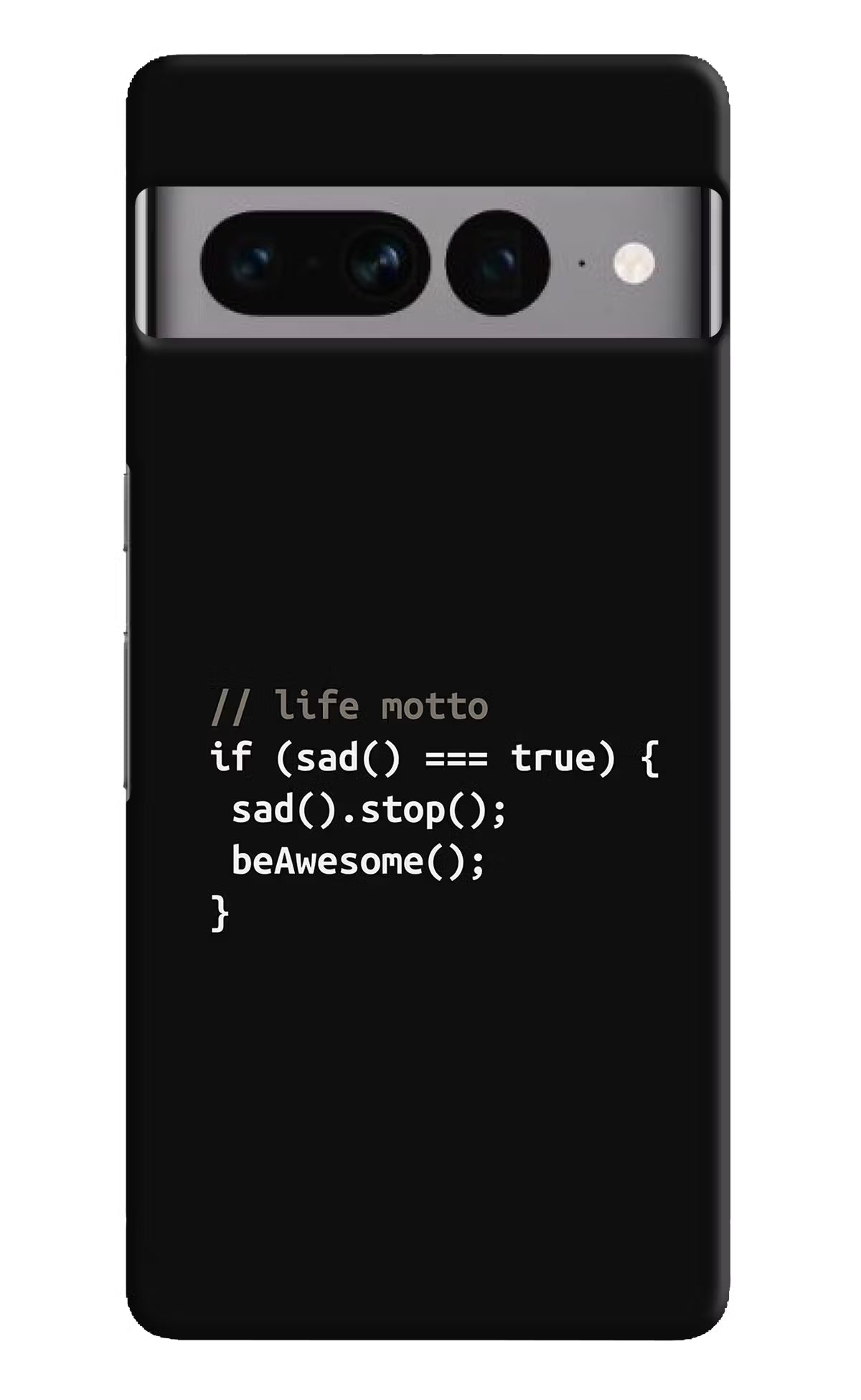 Life Motto Code Google Pixel 7 Pro Hard Case Back Cover by Casekaro