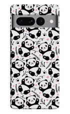 Cute Panda Google Pixel 7 Pro Hard Case Back Cover by Casekaro