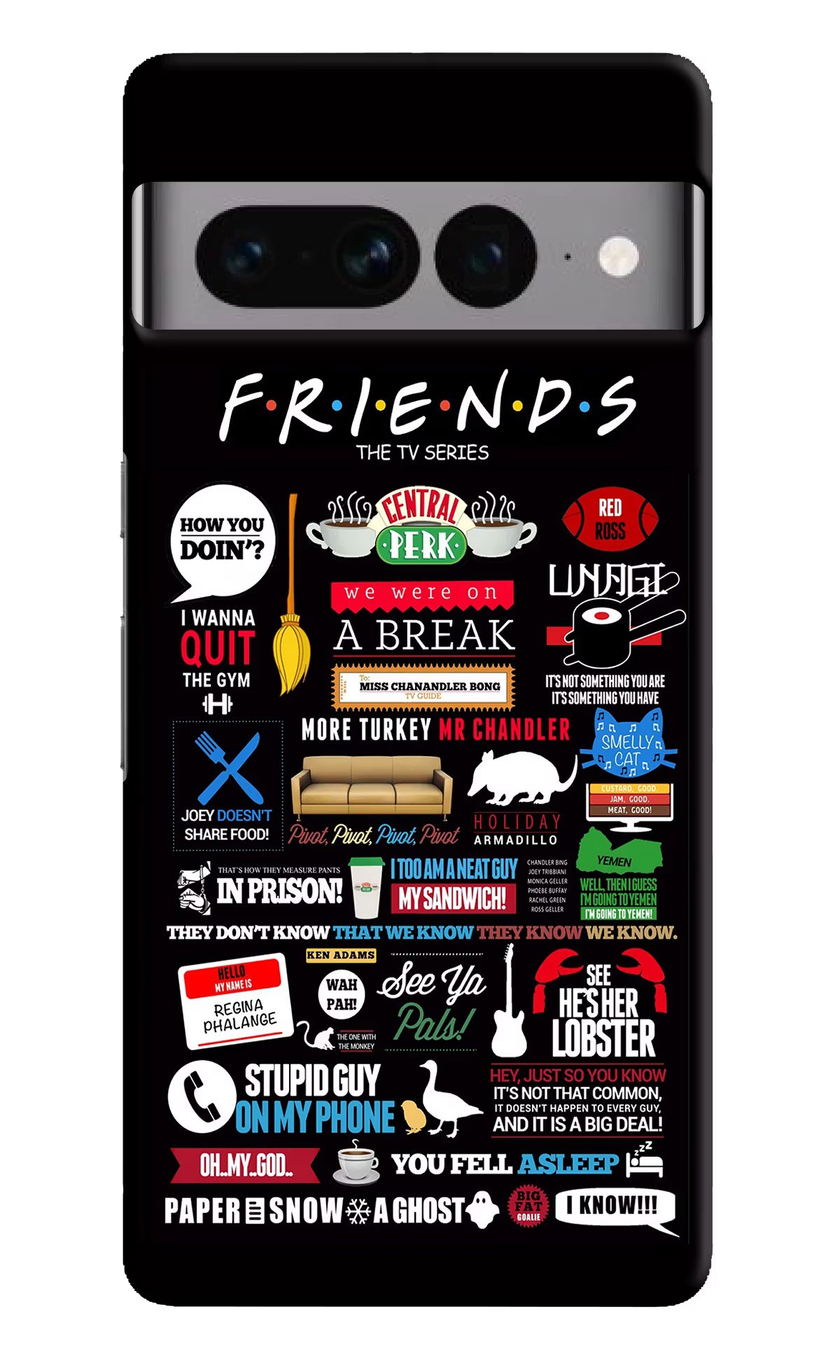 FRIENDS Google Pixel 7 Pro Hard Case Back Cover by Casekaro