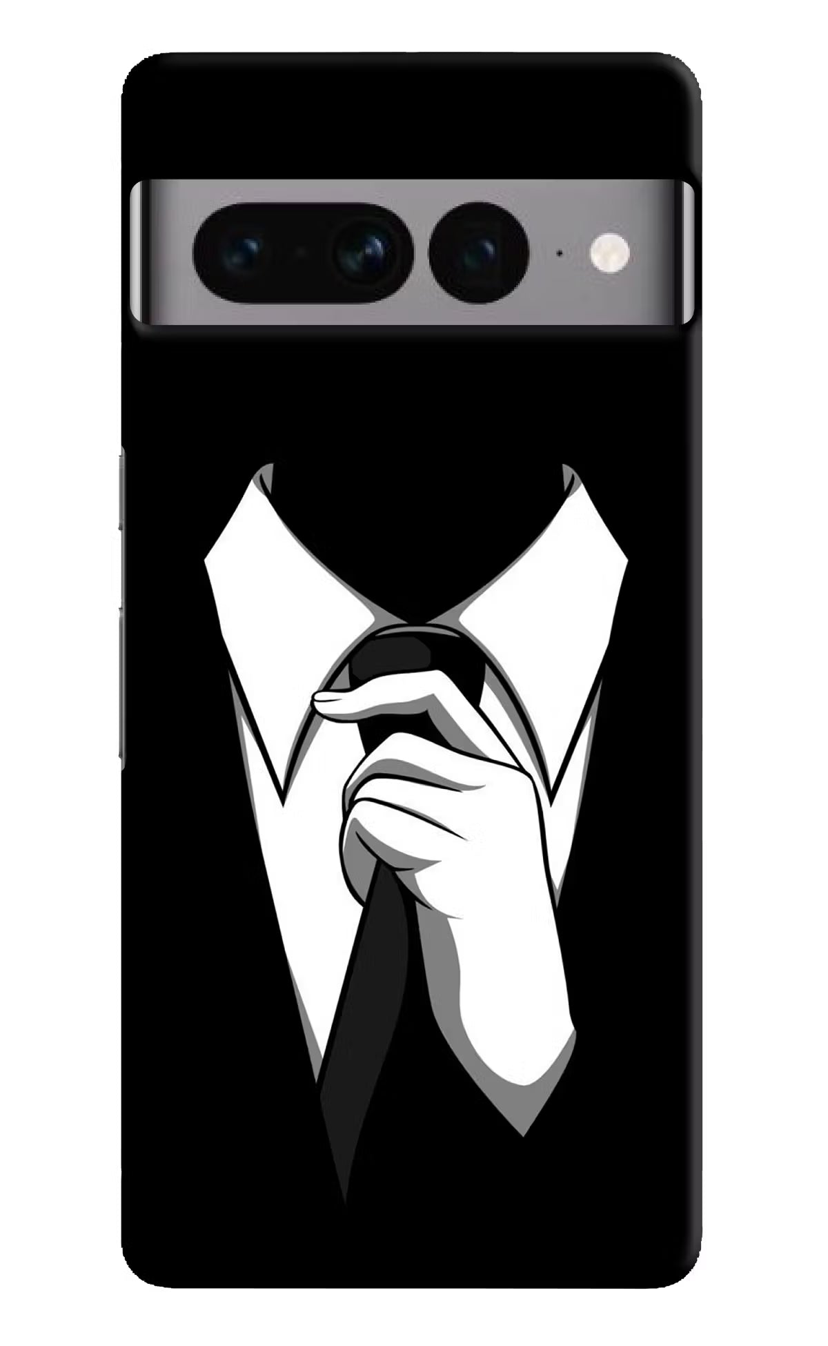 Black Tie Google Pixel 7 Pro Hard Case Back Cover by Casekaro