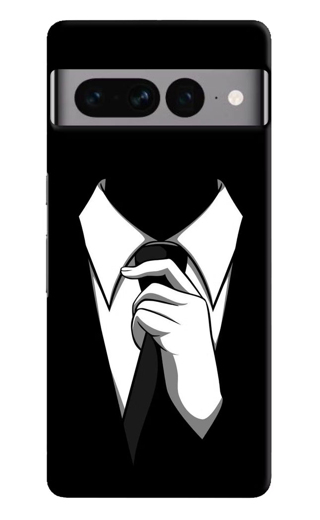 Black Tie Google Pixel 7 Pro Hard Case Back Cover by Casekaro