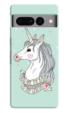 Unicorn Wallpaper Google Pixel 7 Pro Hard Case Back Cover by Casekaro