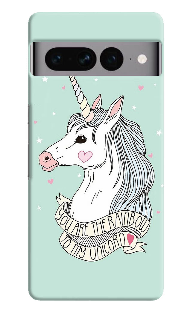 Unicorn Wallpaper Google Pixel 7 Pro Hard Case Back Cover by Casekaro