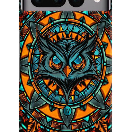 Angry Owl Art Google Pixel 7 Pro Hard Case Back Cover by Casekaro