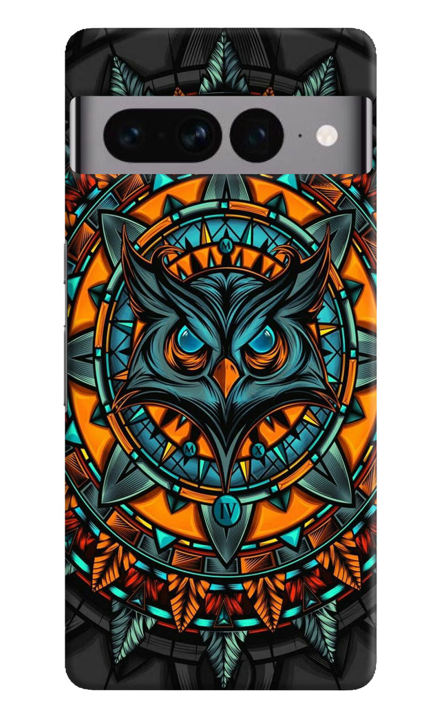 Angry Owl Art Google Pixel 7 Pro Hard Case Back Cover by Casekaro