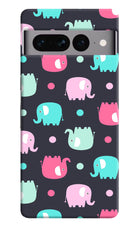 Elephants Google Pixel 7 Pro Hard Case Back Cover by Casekaro