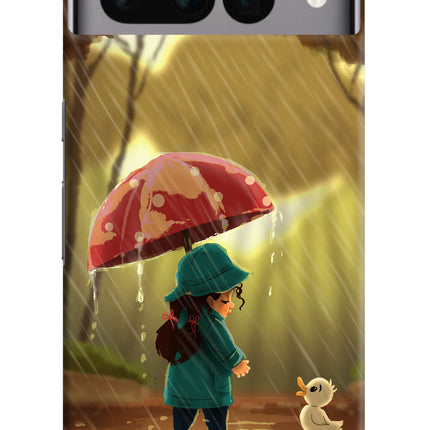 Rainy Day Google Pixel 7 Pro Hard Case Back Cover by Casekaro