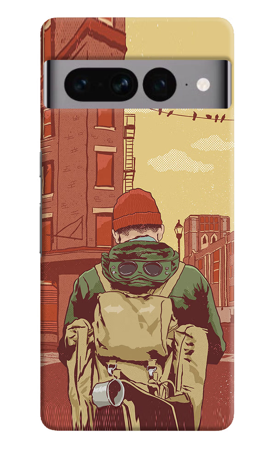 Adventurous Google Pixel 7 Pro Back Cover, Hard case