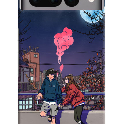 Chilling Couple Google Pixel 7 Pro Hard Case Back Cover by Casekaro