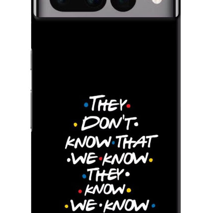 FRIENDS Dialogue Google Pixel 7 Pro Hard Case Back Cover by Casekaro