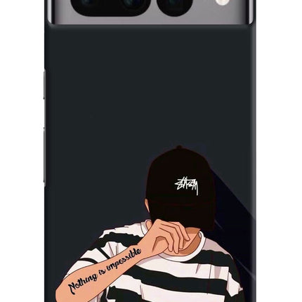 Aesthetic Boy Google Pixel 7 Pro Hard Case Back Cover by Casekaro
