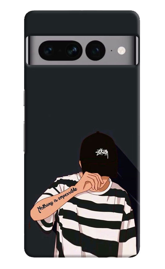 Aesthetic Boy Google Pixel 7 Pro Hard Case Back Cover by Casekaro