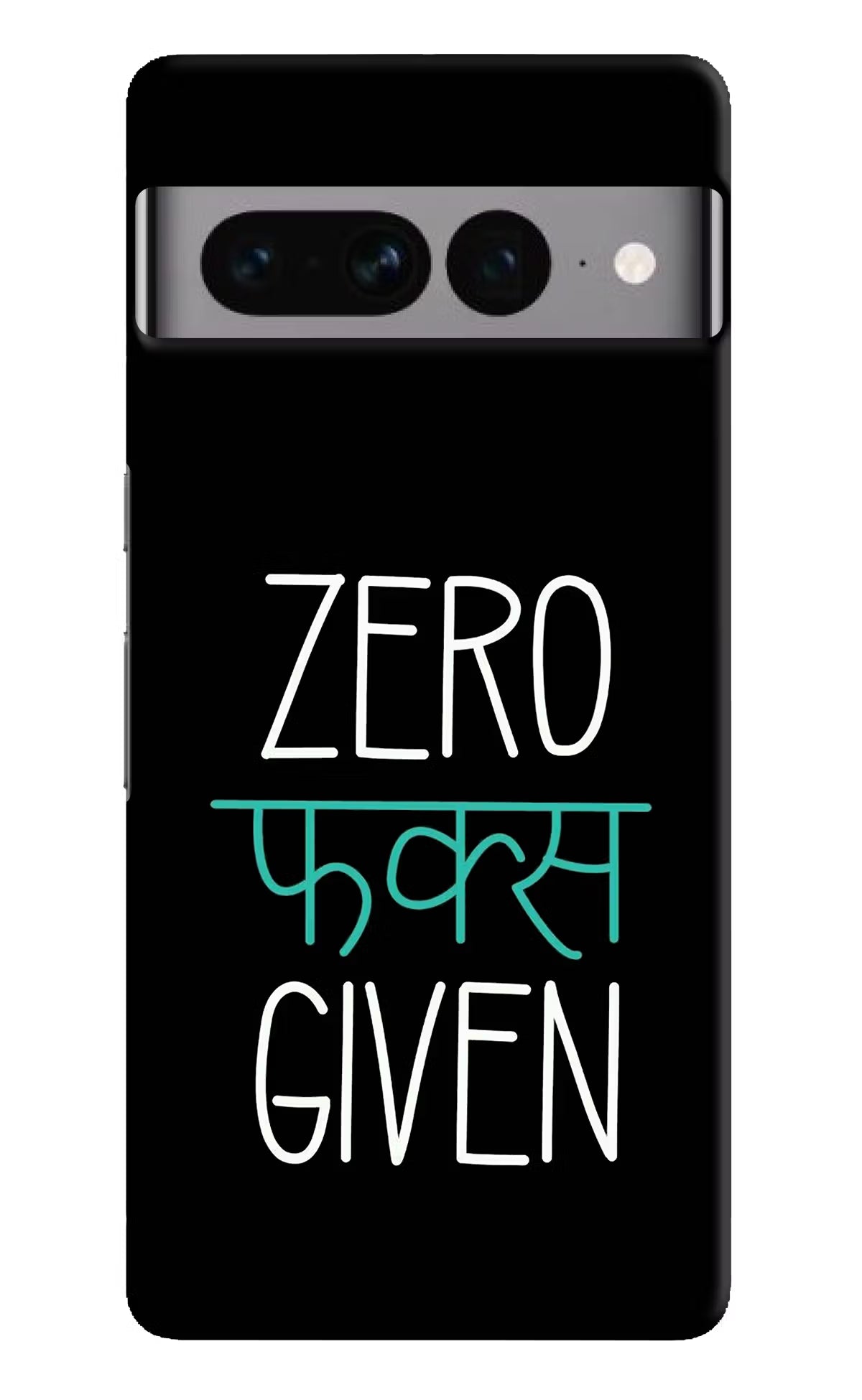 Zero Fucks Given Google Pixel 7 Pro Hard Case Back Cover by Casekaro