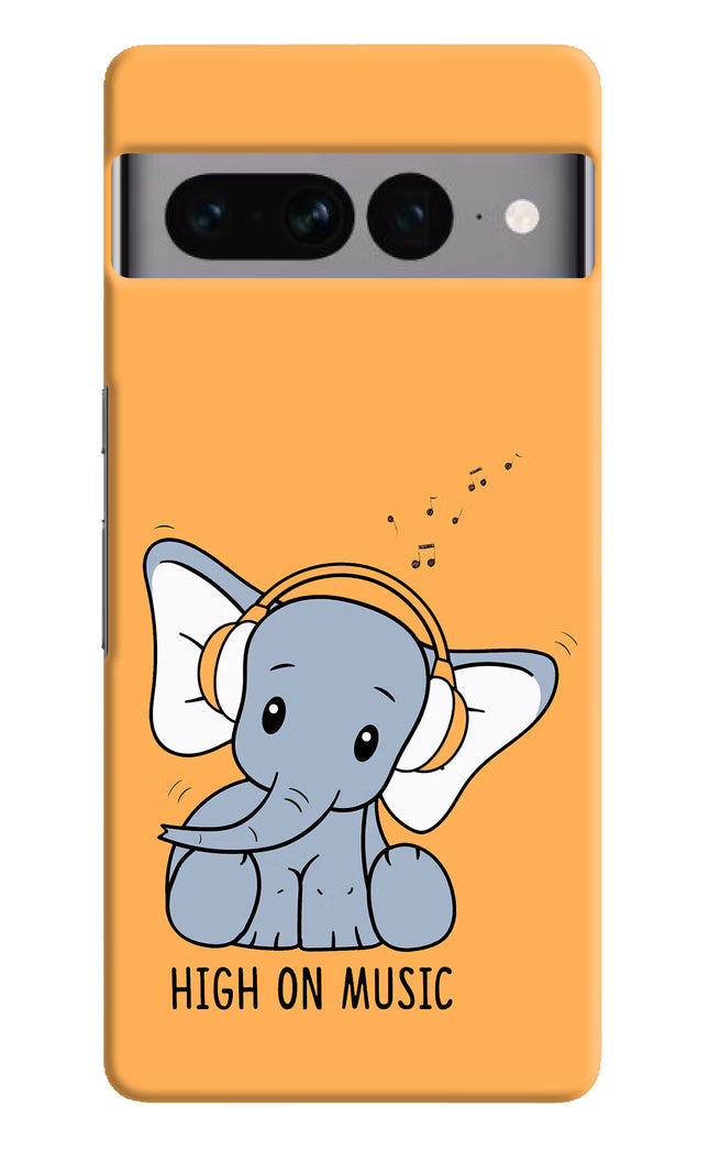 High On Music Google Pixel 7 Pro Hard Case Back Cover by Casekaro