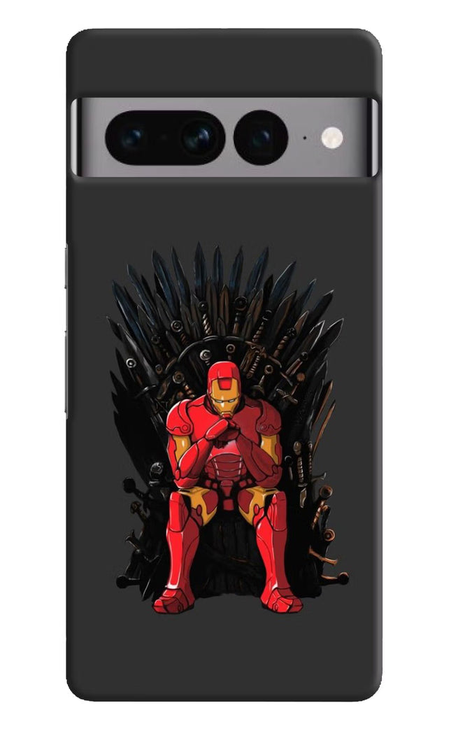 Ironman Throne Google Pixel 7 Pro Hard Case Back Cover by Casekaro