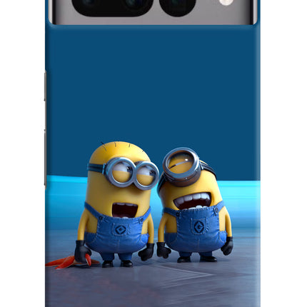 Minion Laughing Google Pixel 7 Pro Hard Case Back Cover by Casekaro